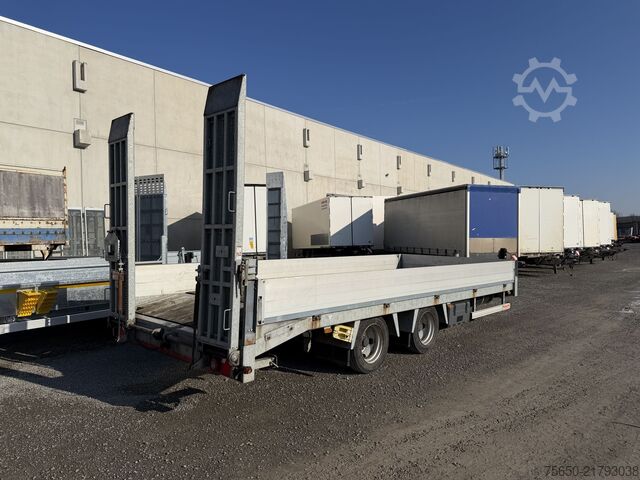 Reboque com plataforma rebaixada Humbaur HBT  13,6 T Tandemtieflader