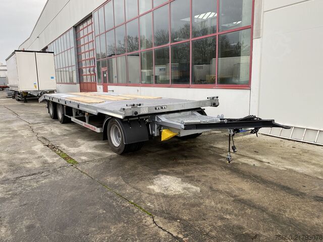 Reboque com plataforma rebaixada Möslein T 3-8,20 P OR  3 Achs Tieflader gerader Ladefläche 8,10 m,Neufahrzeug