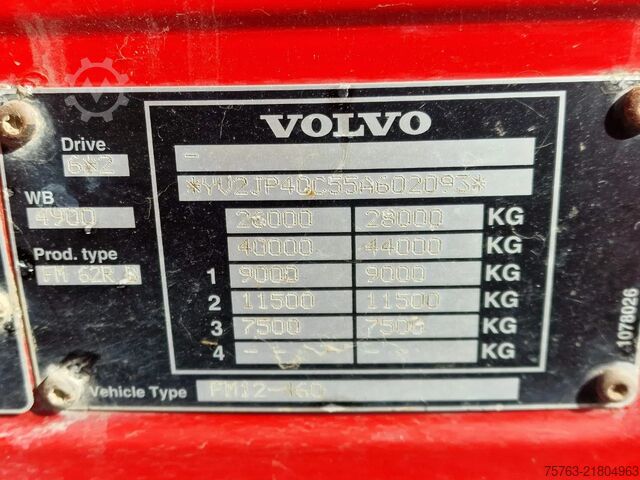 Telaio con cabina Volvo FM 12.460 6x2 - Chassis - I shift - Euro 3 - Sl...