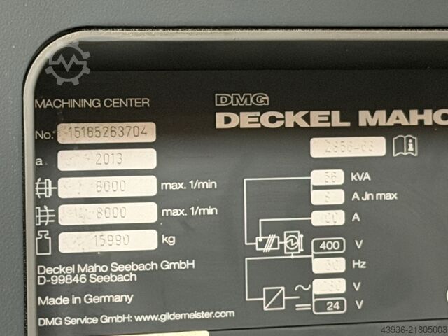 Universeel bewerkingscentrum DMG MORI DMF 260-7