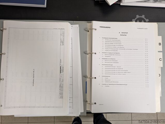 Mașină de broșat perfect Heidelberg Eurobind 1300D