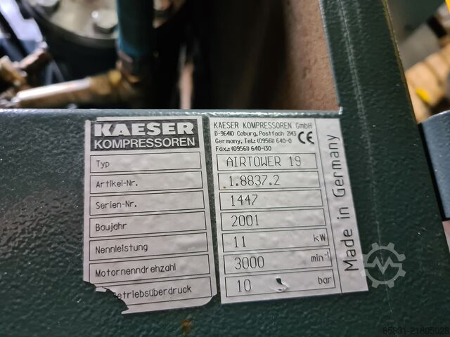 Skruvkompressor Kaeser Airtower 15