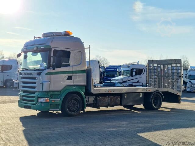 Araba taşıyıcı panelvan Scania R380 4x2 - Car transport / Flatbed - Ramp - Ful...