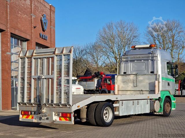 Araba taşıyıcı panelvan Scania R380 4x2 - Car transport / Flatbed - Ramp - Ful...