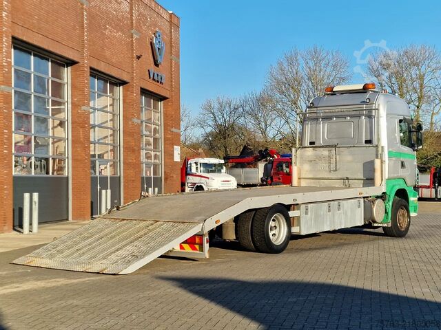Araba taşıyıcı panelvan Scania R380 4x2 - Car transport / Flatbed - Ramp - Ful...