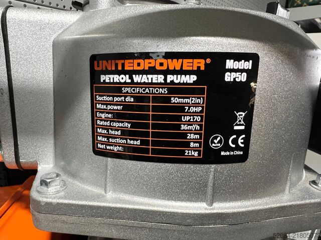 Bomba de agua a gasolina Unitedpower GP50  