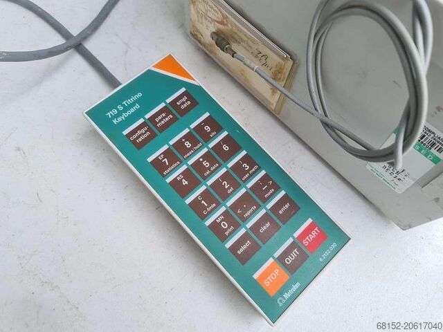 Metrohm 719S Titrino mit 20 ml Bürette und 728 Rührer. Metrohm 719S Titrino