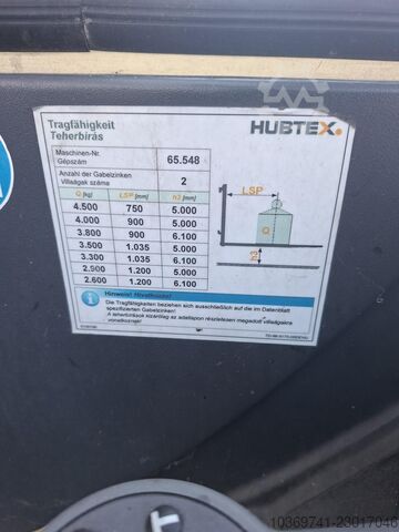 Hubtex MQ45 4-way forklift Hubtex MQ45