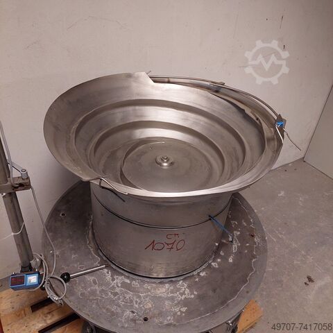 Vibrationsförderer wendelförderer E+K SORTIERSYSTEM EMSE-55GU 800mm stainless steel