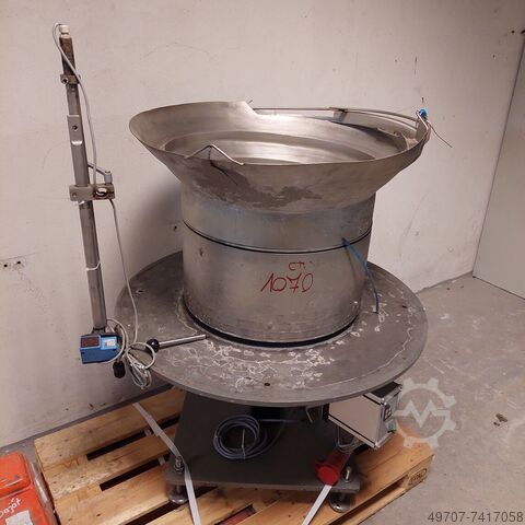 Vibrationsförderer wendelförderer E+K SORTIERSYSTEM EMSE-55GU 800mm stainless steel