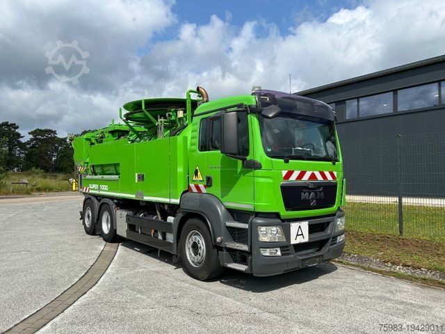 Vacuümtankwagen MAN TGS 26.440 /6x2 / Wiedemann SUPER 1000 Recycler