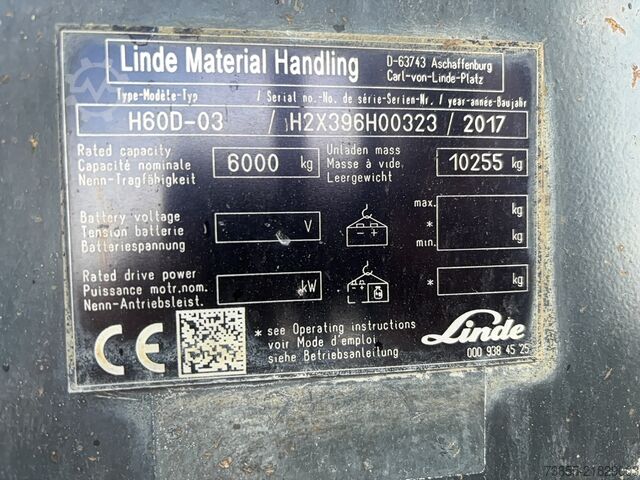 Heftruck Linde H60D-03