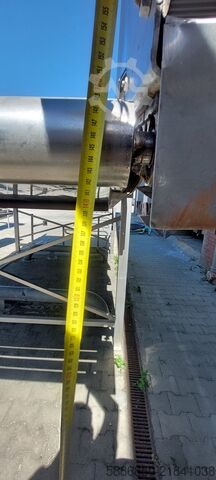 Doseerbunker voor groenten en fruit van roestvrij staal (Inox)  