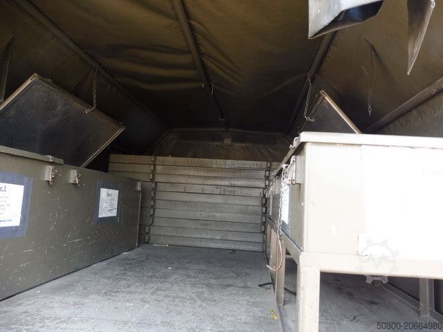 Flatbed truck MAN OAF-34440VFA-AD 8x8, Seilwinde, Kran, AHK,Allrad