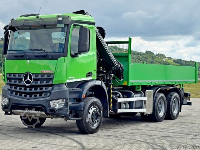 Wywrotka MERCEDES-BENZ AROCS 2636 * HIAB 122 ES - 3 HIPRO * 6x4
