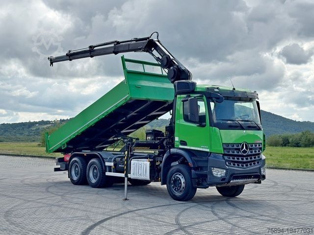 Żuraw samochodowy MERCEDES-BENZ AROCS 2636 * HIAB 122 ES - 3 HIPRO * 6x4
