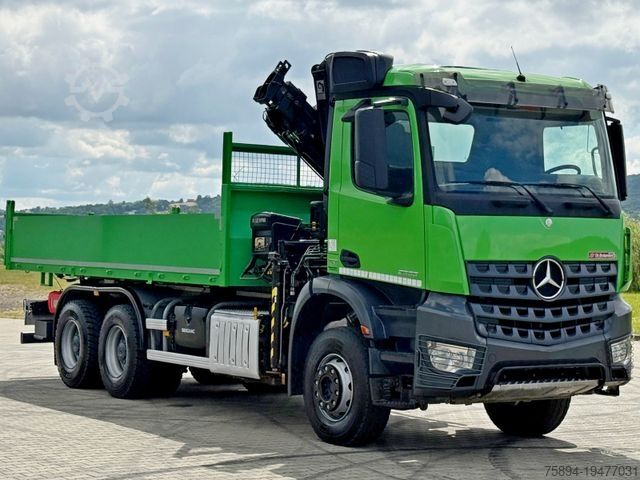 Żuraw samochodowy MERCEDES-BENZ AROCS 2636 * HIAB 122 ES - 3 HIPRO * 6x4