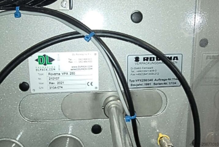 Machine voor het vormen, vullen en sluiten van zakken Rovema VPX 250 with SDX