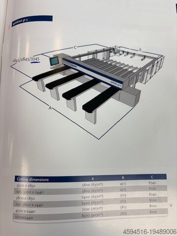 Serra de painel Gabbiani GT3