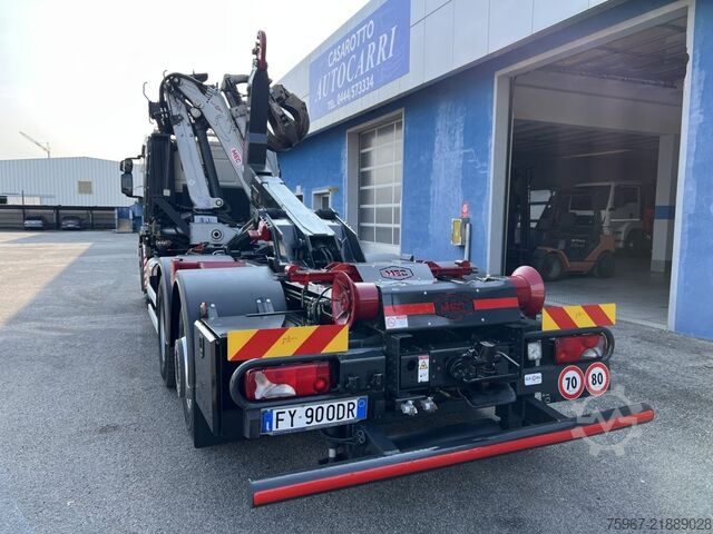 Camion scarrabile con gru Iveco Stralis 480
