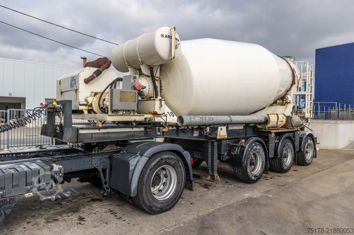 Blender RENDERS BETON MIXER 12M3 + MOTOR (MALAXEUR/MISCHER)