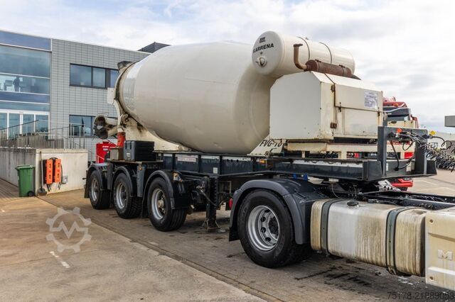 Blender RENDERS BETON MIXER 12M3 + MOTOR (MALAXEUR/MISCHER)