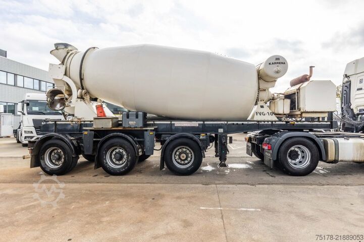 Blender RENDERS BETON MIXER 12M3 + MOTOR (MALAXEUR/MISCHER)