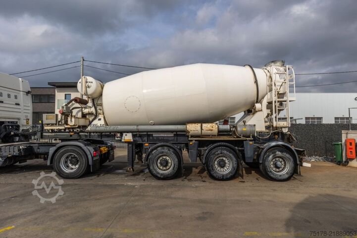 Blender RENDERS BETON MIXER 12M3 + MOTOR (MALAXEUR/MISCHER)