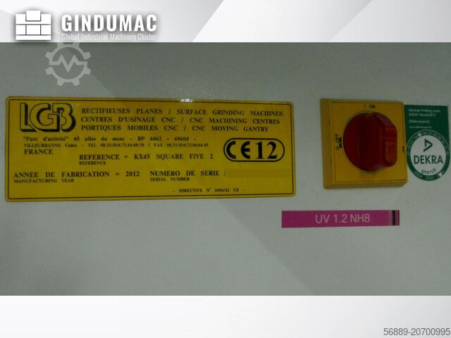 Lodrette bearbejdning center LGB KX45 SQUARE FIVE 2