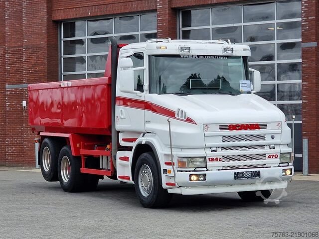 Avfallsbil Scania T124-470 6x2 - Tipper - Manual gearbox - Full s...