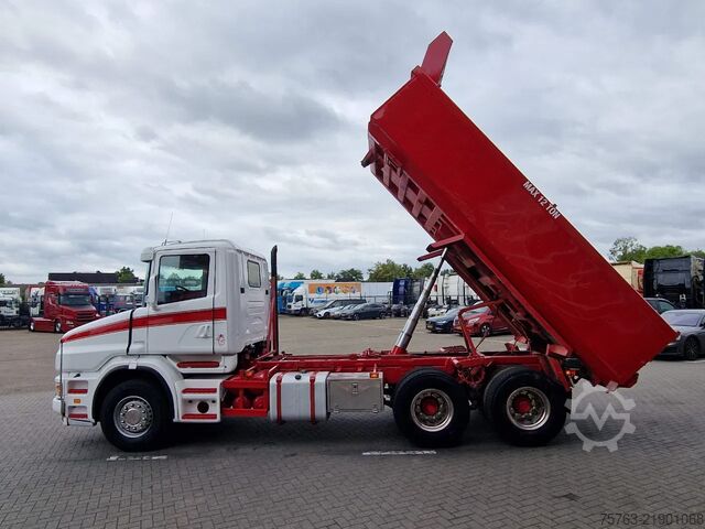 Avfallsbil Scania T124-470 6x2 - Tipper - Manual gearbox - Full s...