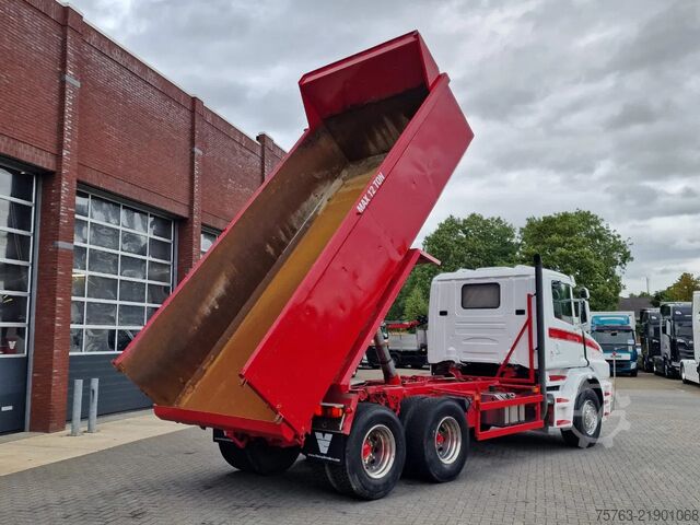 Avfallsbil Scania T124-470 6x2 - Tipper - Manual gearbox - Full s...