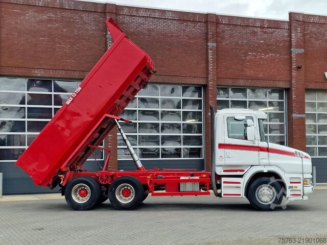 Avfallsbil Scania T124-470 6x2 - Tipper - Manual gearbox - Full s...