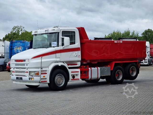 Skraldevogn Scania T124-470 6x2 - Tipper - Manual gearbox - Full s...