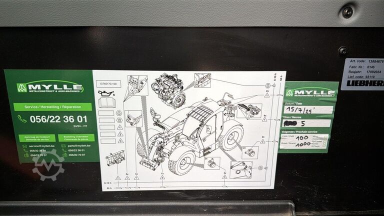 Chariot télescopique Liebherr T42-7S (INCL BUCKET / BE MACHINE / LIKE NEW / 7...