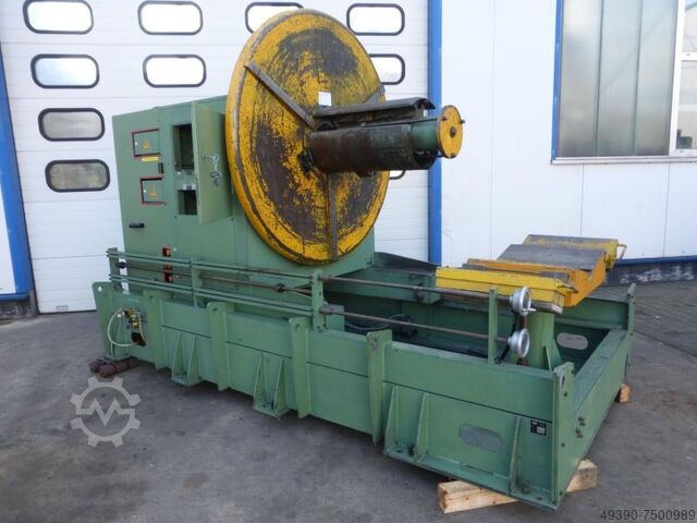 Bandanlage, Abwickelhaspel und Richtmaschine, Haspel für Coilmaterial, Blechrichtmaschine, Bandricht HMS 450 x 6