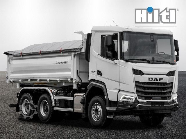 Trójstronna wywrotka DAF XFc530FAT, Standheizung, Intarder,