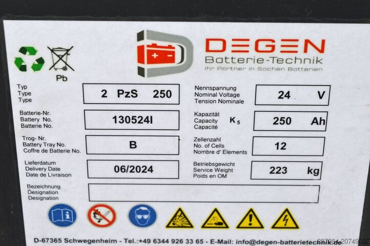 Στοίβαξη παλετών Jungheinrich EJD 222