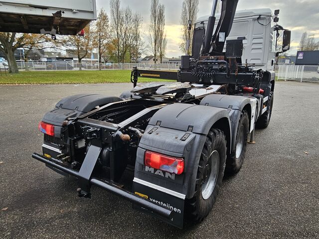 MAN TGS 26.480 6x6 / Grue HIAB / Tracteur routier + camion fourgon MAN TGS 26.480 6x6 / HIAB CRANE / TRACTOR + BOX TRUCK