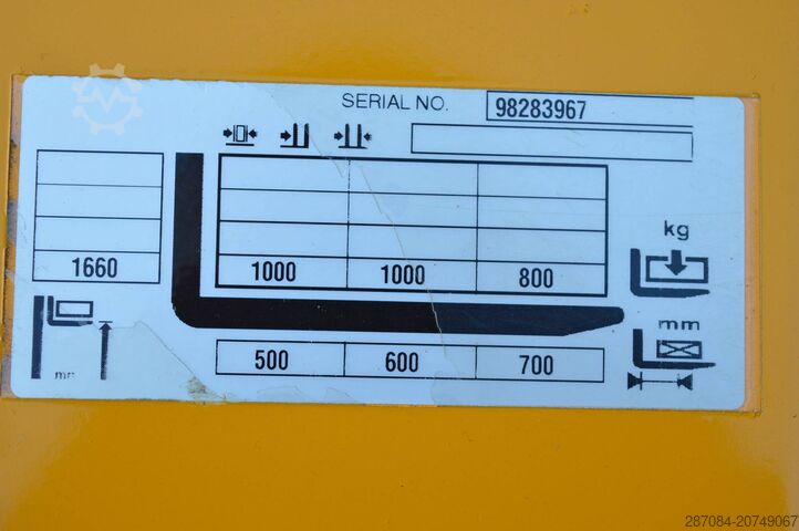 Στοίβαξη παλετών Jungheinrich EJD 120