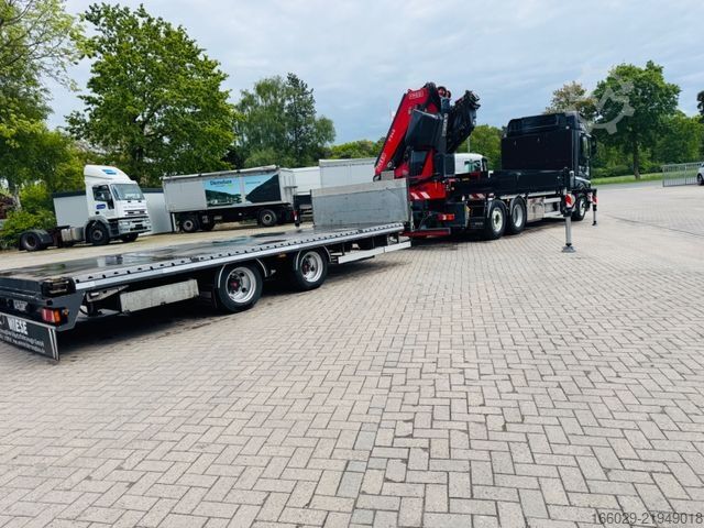 Ciężarówka z płaską platformą MERCEDES-BENZ Actros 2548 mit F545RA.2.28 Container, Sofort