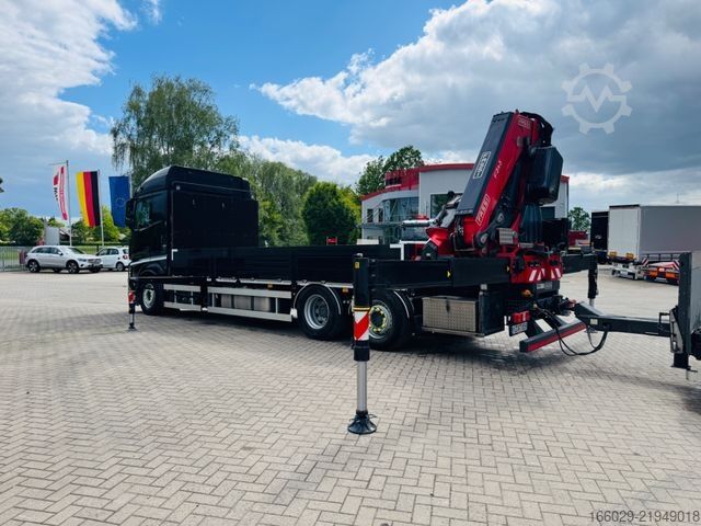 Ciężarówka z płaską platformą MERCEDES-BENZ Actros 2548 mit F545RA.2.28 Container, Sofort