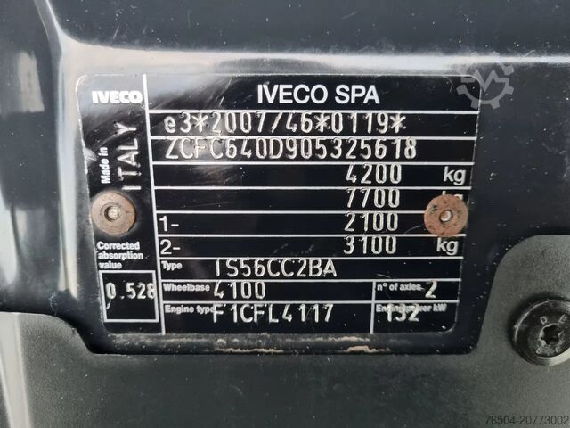 Bestelwagen Iveco Daily 40C18 3.0 D L4H2 Maxi GVW 3500 KG Euro 6D