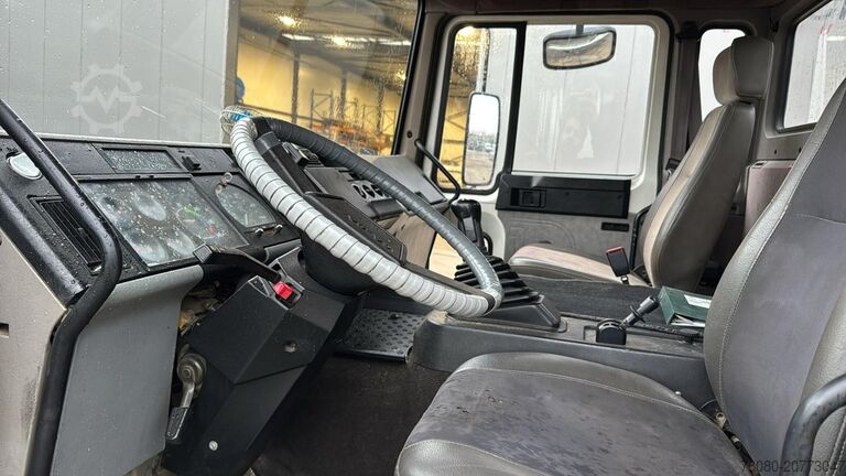 Tipper with crane Volvo FL 6-18 (MANUAL PUMP / CRANE HIAB 090 / STEEL S...
