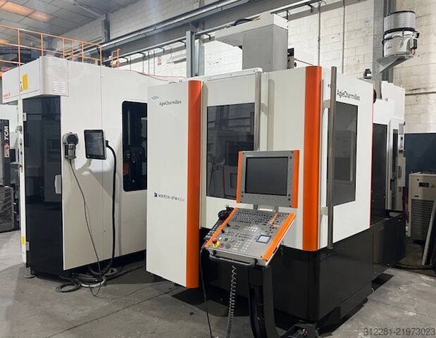 Universeel 5-assig bewerkingscentrum MIKRON HPM 450U +SYSTEM 3R WORKPARTNER