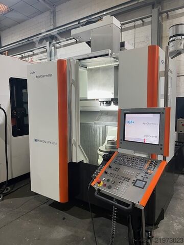 Universeel 5-assig bewerkingscentrum MIKRON HPM 450U +SYSTEM 3R WORKPARTNER