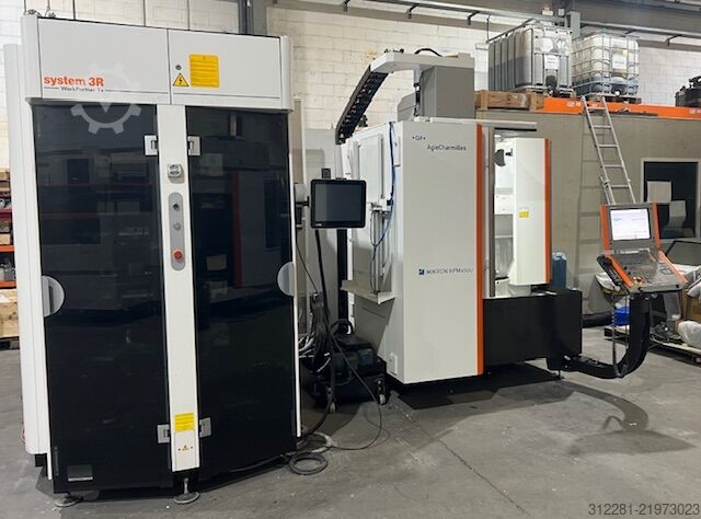Universeel 5-assig bewerkingscentrum MIKRON HPM 450U +SYSTEM 3R WORKPARTNER