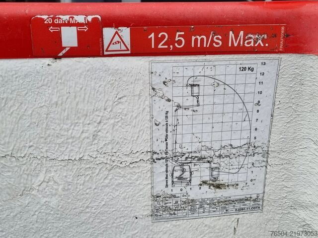 Piattaforma di sollevamento Mercedes-Benz Sprinter 316 CDI/ Hoogwerker/ Platform 12.5m/ 8...