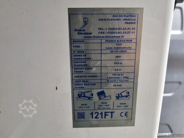 Piattaforma di sollevamento Mercedes-Benz Sprinter 316 CDI/ Hoogwerker/ Platform 12.5m/ 8...