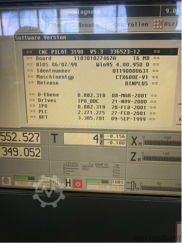 CNC svarv- och fräscenter Gildemeister CTX 600 E